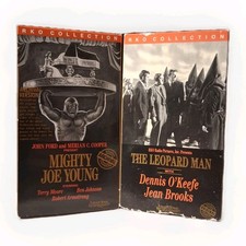 RKO Collection VHS Lot Of 2 - The Leopard Man 1943 & Mighty Joe Young 1949 OOP