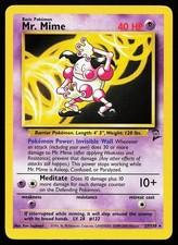 Mr. Mime 27/130 Rare Base Set 2 Pokemon Card