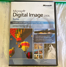 Microsoft Digital Image Suite 2006 Photo Editing Software CD Windows