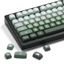 XVX Matcha Wagashi PBT Keycaps-MOA Keycap, Custom Keyboard Keycaps 60 65 75 1...
