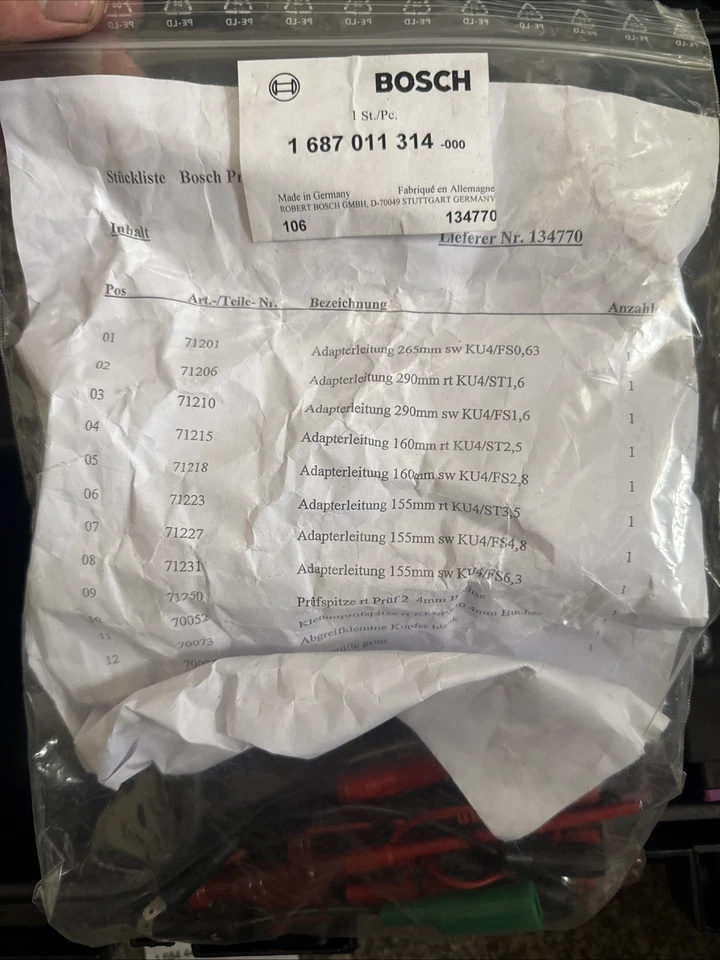 Bosch Diagnostic Cables Easy Connect WHOLE KIT OBD - Image 4 of 4