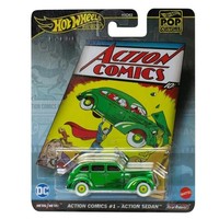 1:64 Hot Wheels 2024 Premium Pop Culture Action Comics #1 - Action Sedan HVJ50