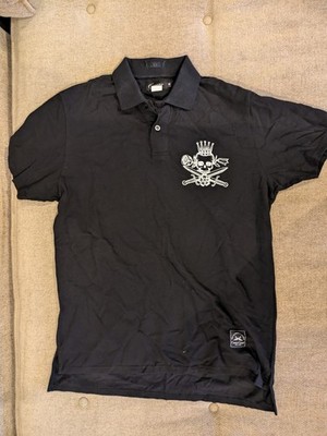 Caviar Cartel Men's Polo Shirt MEDIUM Black Ssur 