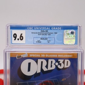 NES Nintendo ORB 3D / 3-D - CGC GRADED 9.6 A+! NEW & Factory Sealed with H-Seam!
