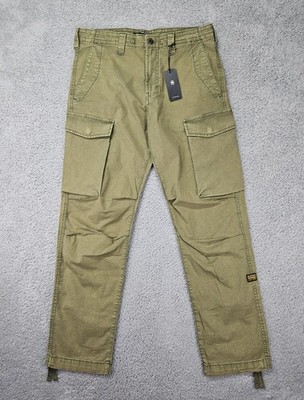 G-Star RAW Core Regular Cargo Pants Ripstop Stretch DK Moss Men's 32x32 NWT