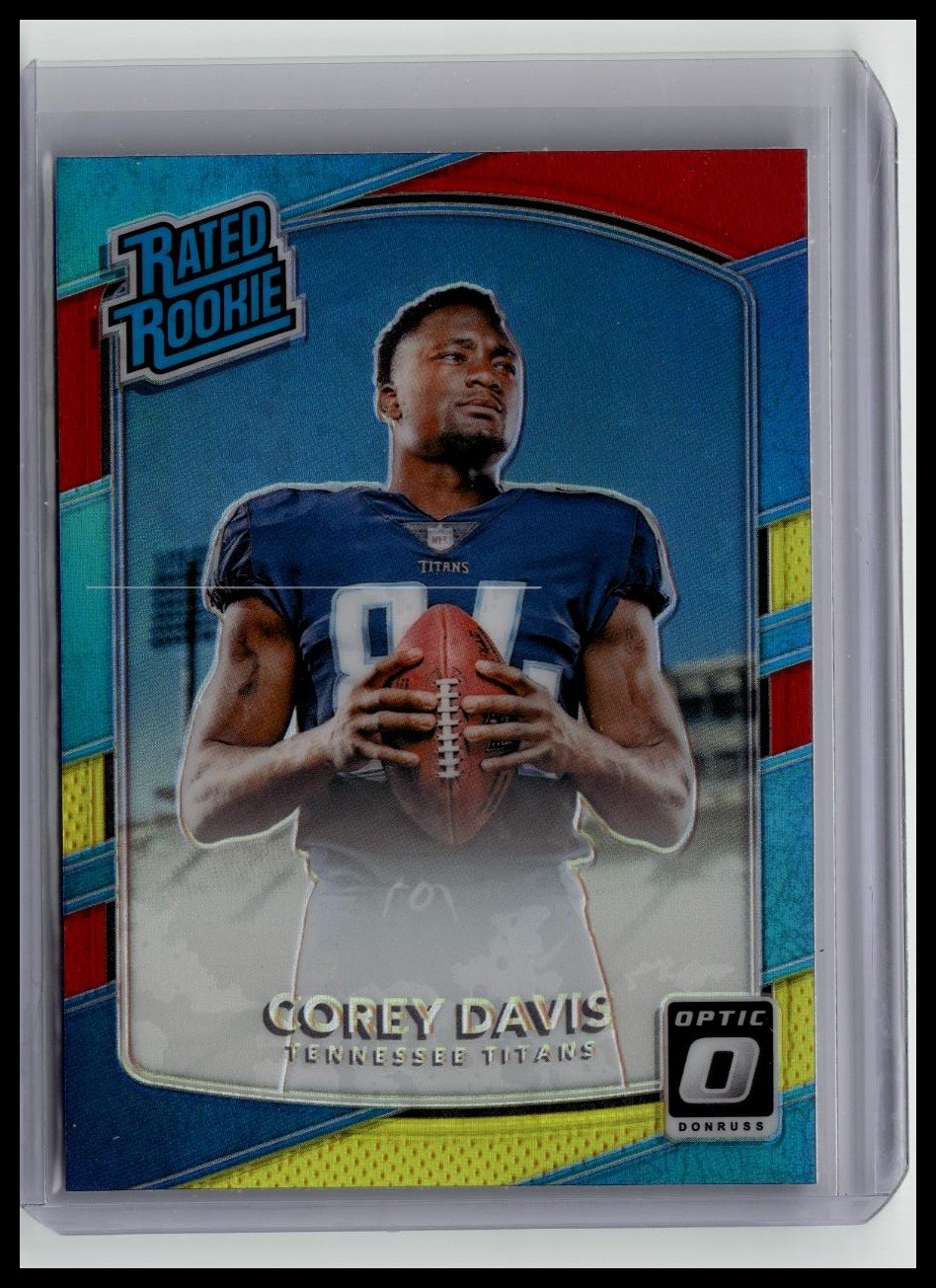 2017 Donruss Optic #166 Corey Davis Red and Yellow