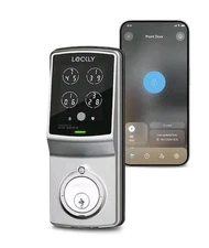 NEW SEALED Lockly Model S Touchscreen Bluetooth Smart Deadbolt Lock Satin Nickel