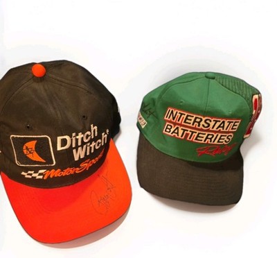 Signed Bobby Labonte #18 Ditch Witch And Interstate Batteries Racing Hat NASCAR