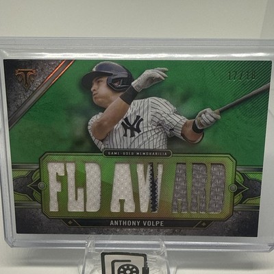 ANTHONY VOLPE 2024 TOPPS TRIPLE THREADS JERSEY RELIC AMETHYST /27