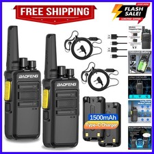Walkie Talkies Long Range for Adults Two Way Radios with Earpieces,Encrypted ...