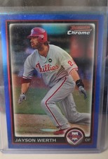 2010 Bowman Chrome - Jayson Werth #17 Blue Refractor /150