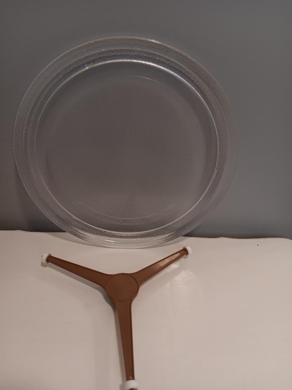 Kenmore Universal Microwave Glass Turntable Plate Tray 11.5 Inch w Roller