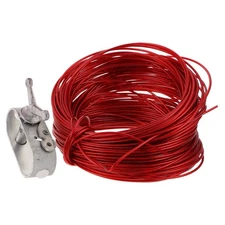 1 Set Pool Cover Wire and Winch: Swimming Pool Cover Fastening Kit – 130FT