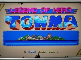 Pc Engine Hu Card Software Model Number Legend Of Hero Tonma Irem FHS55