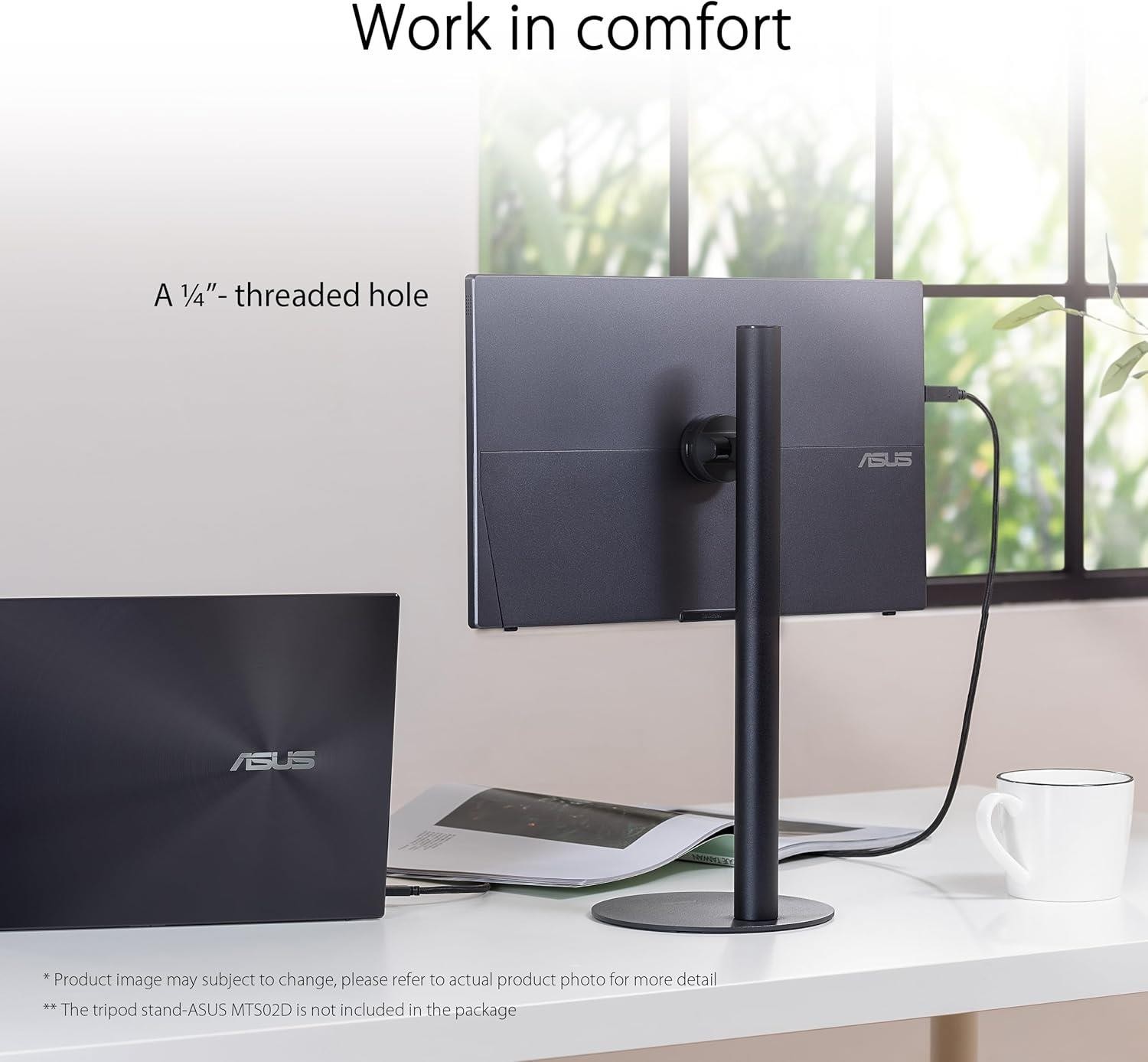 Monitor portátil ASUS ZenScreen MB16ACV 15.6" FHD 60Hz 250nit 5ms excelente, imagen 3