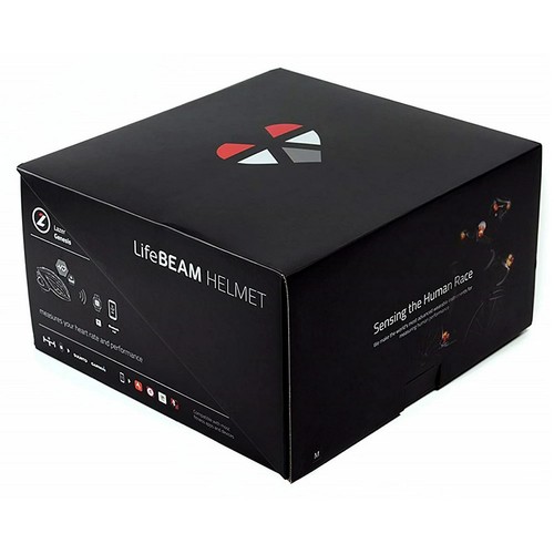 LifeBEAM Lazer Genesis Cycling Helmet White Large 5861cm Mass 310g - Picture 3 of 5