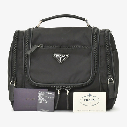 Prada ReNylon Travel Bag WS28536 Nylon Saffiano Leather Used