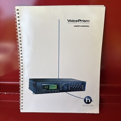 Vtg Tc helicon voice prism users s manual
