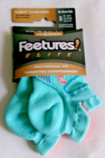 Women  s Feetures Elite No Show Tab Light Cushion Socks Size Small NWT