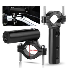 2X Faro Moto Foco Antiniebla Montaje Abrazadera Tubo Soporte Barra Horquilla Soporte