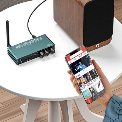 Neuer Bluetooth 5.3 Audio Decoder Digital Optisch/Koaxial zu Analog Konverter