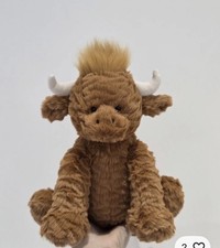Jellycat Very Rare Retired Fuddlewuddle Highland Cow Brand New With Tags Uk New