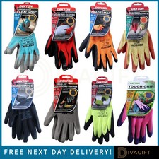 DEKTON ASSORTED SIZES GARDENING LATEX COATED WORKING THERMAL COMFORT GLOVES NEW