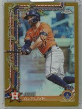 2025 TOPPS Holiday Jose Altuve Chrome Gold Refractors #HC163【19/50】