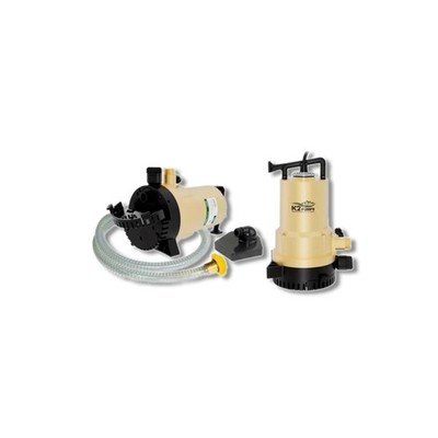 K2 Pumps 1/4 HP 1600 gph Thermoplastic Switchless Switch Dual Suction UTM02501K