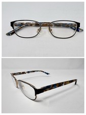 Juicy Couture JU223 09Q Eyeglass Frames Only 53-17-135 Brown Blue Tortoise
