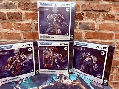 JOYTOY - WARHAMMER 40K - GREY KNIGHTS TERMINATORS - FULL SQUAD (ALL 4) - NIB