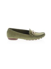 Salvatore Ferragamo Women Green Flats US 6