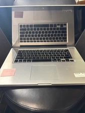LAPTOP COMPUTER/EQUIPMENT APPLE A1286, #C02FXGMBDF8V; 15" 2011 I7 8GB  (62282-1)