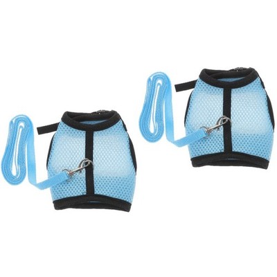 2 Sets Hamsterwestenseil Hamster-zugseile Kaninchen -Zieheil Tierband