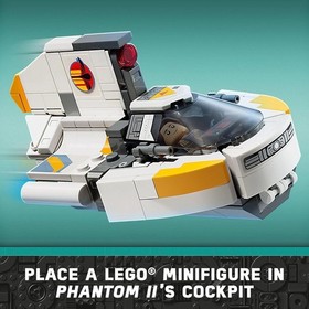 LEGO Star Wars Ahsoka Ghost and Phantom II Spaceship Toy 75357