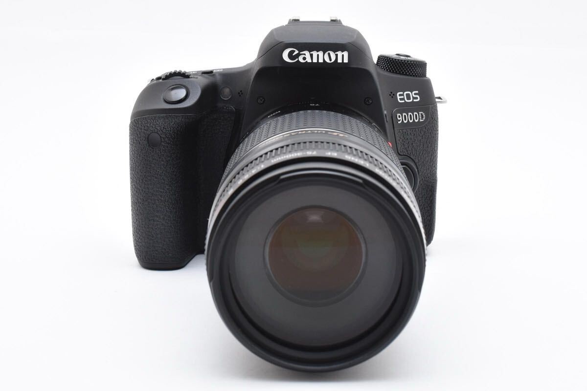 Canon EOS 9000D DSLR Camera Bundle with EF 75-300mm Lens, Full