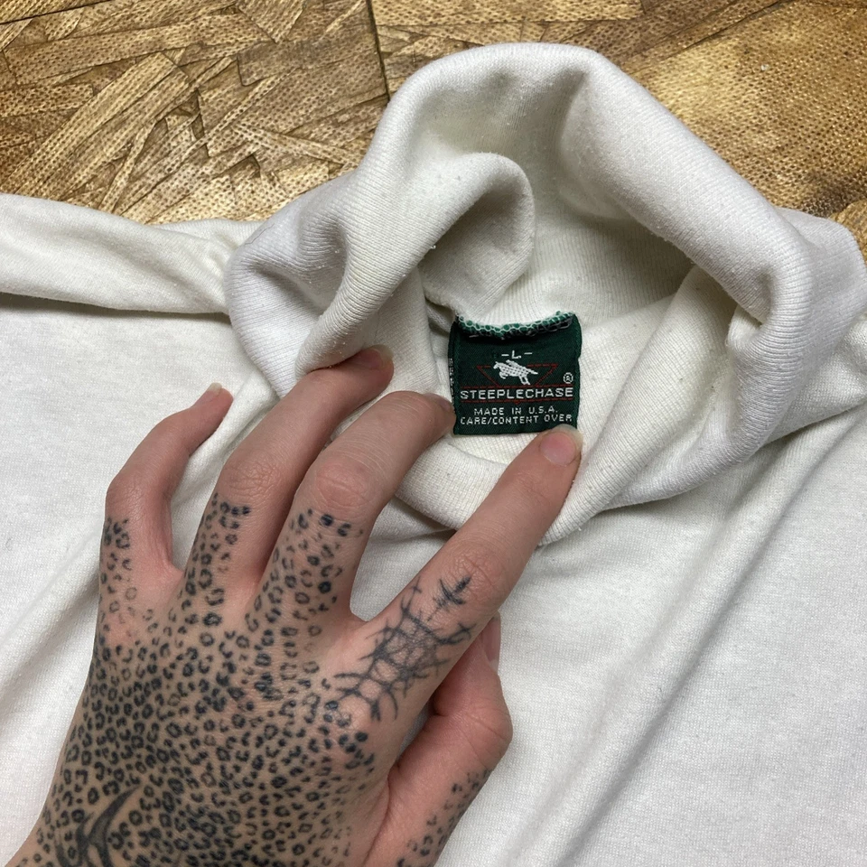 Camisa De Colección Para Hombre Grande Años 90 80 Y2K Blanca Cuello Simulado Algodón c3 Foto 2 de 3