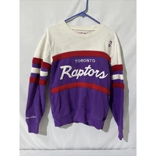 Mitchell & Ness Hardwood Classics Toronto Raptors Crewneck Mens S