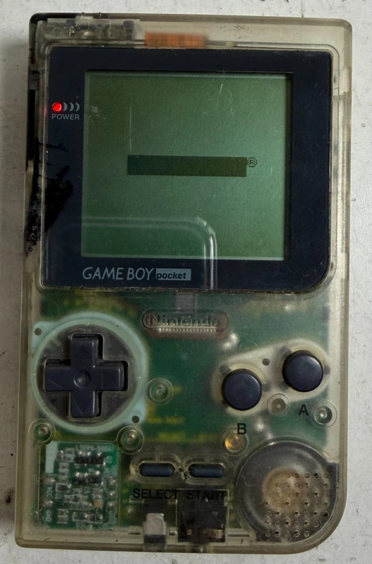 Nintendo Game Boy Pocket (Famitsu Limited Edition Clear)**RARE** Authentic & OEM