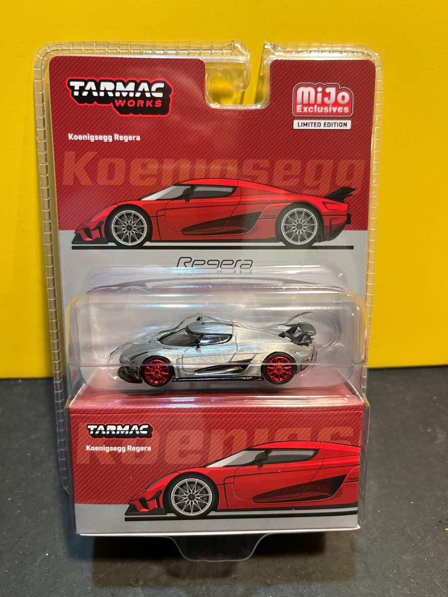 1/64 TARMAC WORKS CHASE CAR RAW KOENIGSEGG REGERA RED CARD MIJO