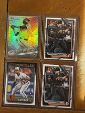 Topps 2024 Colton Cowser Orioles Rookie 4-Card Lot Stars of MLB Bowman #SMLB-61