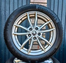 VW PASSAT CADDY TOURAN 215/55 R17 98V WINTERREIFEN WINTERRÄDER CONTINENTAL DOT25