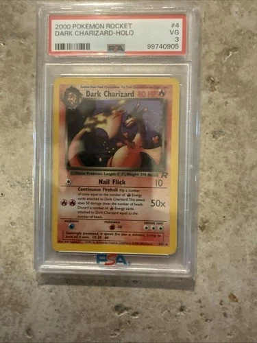 Dark Charizard 4/82 Holo PSA 3