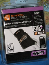WRIST SLEEVE-WRAP SUPPORT SHOCK DOCTOR LEFT SIZE XL BRAND NEW RARE