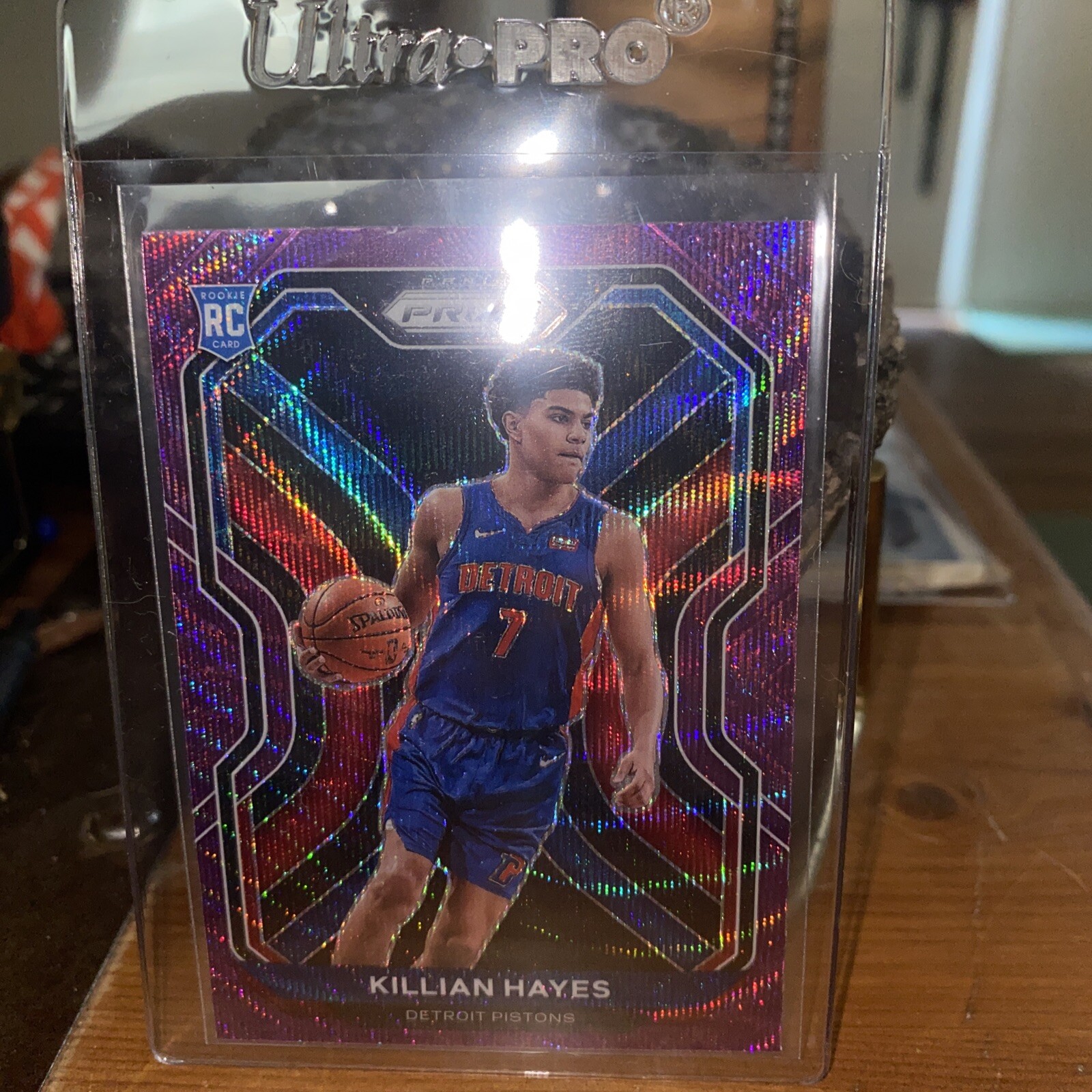 2020-21 Panini Prizm - Purple Wave Prizm #270 Killian Hayes (RC)