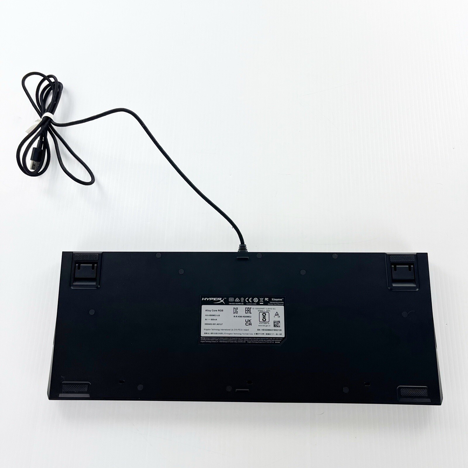 HyperX Alloy Core RGB Black LED Wired Membrane Computer Gaming Keyboard