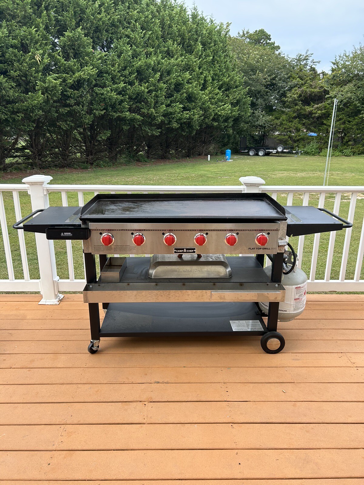 Camp Chef 900 6Burner Flat Top Propane Gas Grill FTG900 eBay