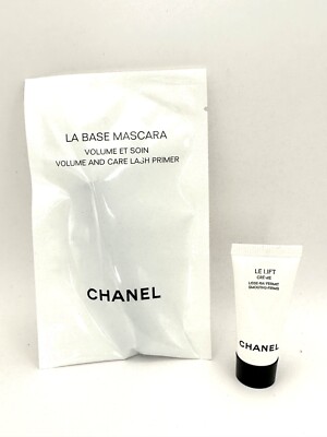 Chanel  La Base Mascara Volume /Care Lash Primer Sample .03 oz/Le lift creme 5ml