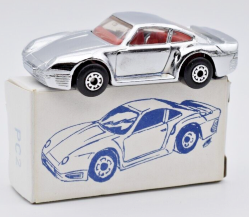 Matchbox Superfast PC2 Porsche 959 chrome plated. Promotional. Macau Base - Picture 1 of 2