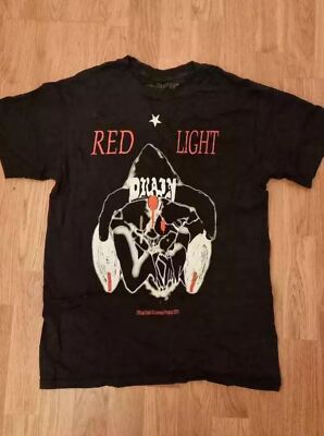 Drain Gang Bladee Red Light T-shirt, Music Cotton Black T-Shirt | eBay